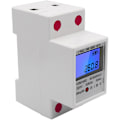 Miniatyrbild 4 av 5: Indikator för elförbrukning, EDF-mätare enfas DIN-skena energimätare 5-80A 220V 50Hz elektronisk KWh-mätare med LCD-bakgrundsbelyst digital display DDM