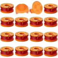 Miniatyrbillede 1 af 5: 16 stk. Worx Wa0010 Wg175 spoletråd til trimmer, 10 fod