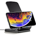 Miniatyrbild 5 av 5: Laddningsplatta för Galaxy Note 8 S8 S8 Plus S7 Edge Note 5 S6 Edge Plus, Standardladdning för X/8/8 Plus (Svart)