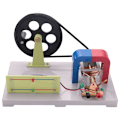 Miniatyrbillede 1 af 5: AC og DC håndsvinggeneratormodel, demonstrationsmotorgeneratoraktivitetsmodel, enhedseksperimentelt udstyr