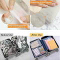 Miniatyrbilde 4 av 5: Ziplock-poser for klær 35 stk. Frosted gjenlukkbar pose Plast Zip-lock Seal Klærposer for skoletur Gjenbrukbar Reise Vanntett Oppbevaring Klær