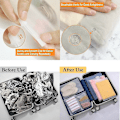 Miniatyrbilde 4 av 5: Ziplock-poser for klær 35 stk. Frostet gjenlukkbar pose Plast Zip-lock Seal Klærposer for skoletur Gjenbrukbar Reise Vanntett Oppbevaringsklær