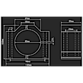 Miniatyrbild 4 av 5: 1 st CNC-fräsverktygshållare med 4 skruvar, 80 mm