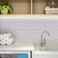 Miniatyrbillede 5 af 5: 10 stk. 3D Epoxy vægklistermærker Skræl og klæb Metro Flise Backsplash, Selvklæbende køkken Flise klistermærker 12 tommer X 12 tommer