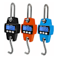 Miniatyrbillede 2 af 3: Orange Farve Enkeltdelt Mini Bærbar Digital LCD Elektronisk Stiger Spil Stiger Kran Stiger med 300kg Stiger med Krog Rejsetaske Udendørs Fi