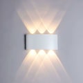 Miniatyrbillede 1 af 4: 6W LED Vægskinne, 3000K Varmt Hvidt Lys, IP65 Vandafvisende Vægskinne, Dekorativ Belysning til Soveværelse Gang Stue Trappe Hotel Bar