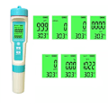 Miniatyrbillede 2 af 5: 7 i 1 PH-måler med TDS EC Salinitet Temperatur, Høj Præcision Multifunktions Tester, Vandafvisende, Automatisk, Multifunktions, ORP, Negativ Potenti