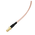 Pikkukuva 3 / 5: Sma Y-tyyppiin 2 X Ts9 Uros / Crc9 Uros Liitin Liitin Kaapel Rg 316 30Cm Kulta