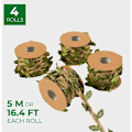 Pikkukuva 3 / 5: Lehtiköynnös - 4 Rullaa Seinälle Ripustamiseen - Teko-Juutti Kasvit - 5m