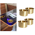 Miniatyrbillede 3 af 5: Bil Stor Rund Kopholder Yacht RV Modificeret Funktionel Sofa Plug-in