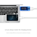 Miniatyrbillede 1 af 5: USB-tester DC-strømmåler 4V-30V Digital Voltmeter Voltmeter Power Bank Wattmeter Spændingstester Doktor Detektor, Sort
