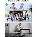Pikkukuva 3 / 5: Toimistotuoli, Ergonomisesti Säädettävä Jalkatuki Hierontaominaisuudella Toimistoon ja Kotiin