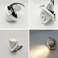Miniatyrbilde 4 av 5: LED Elefantstamme Lys Blomstring COB Spotlight Innebygd Nedfelt Taklampe 360 Grader 20W
