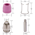 Pikkukuva 4 / 5: AG60 SG-55 WSD-60 Plasma Cutter Torch Tip Suuttimet Kulutustarvikkeet Sarja Plasma Cutter Lisävarusteet 50PK