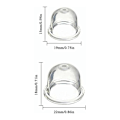 Pikkukuva 2 / 5: 12 kpl Kaasuttimen Primer-Pump-Polttimoita 19 mm ja 22 mm Polttimo Pump Primer Kaasuttimen Tarvikkeet Pensaskoneelle Ketjusahalle Puhaltimelle Trimmerille