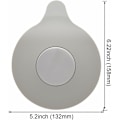Miniatyrbild 2 av 5: Bad- och handfatspropp SiliCone badkar tvättställ set gummi vattenpropp sugmun för kök badrum tvättstugor propp (grå)-Fei Yu