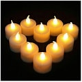 Miniatyrbilde 2 av 5: LED-teljus, flamlös ljus, flamlös LED-glitterljus med vit flimrande effekt - Fei Yu