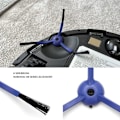 Miniatyrbilde 3 av 5: 4 filtre + 6 sidebørster + moppeklut reservedeler for RoboVac X8 Hybrid robotstøvsuger