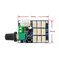 Miniatyrbillede 4 af 5: 12V Computer Case Fan Controller Multi-Channel PWM Controller NTC Temperaturstyringsmodul