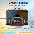 Miniatyrbillede 4 af 5: 12V 6A Intelligent Bilbatterilader 12V Bilbatteri Vedligeholdelse Desulfator med Temperaturkompensation--