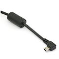 Miniatyrbilde 4 av 5: 2X Mini USB B Type 5-pin Hunn hann 90 Grader A 2.0 Datakabel med Ferrittkjerne Meter