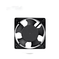 Miniatyrbillede 2 af 5: Axial ventilator til pejsindsats Høj temperatur Metalblade Lydløs Universal 120 x 120 x 38 mm