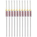 Miniatyrbillede 1 af 5: 10 stk. Kredsløbsafbryder Tf Aluminium Termisk Sikring 100 Grader Celsius 250v 10a