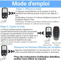 Miniatyrbilde 5 av 5: 433,92 MHz portåpner fjernkontroll universell portåpner garasjeport 4 kanaler fast kode duplikator fjernkontroller 2 stk