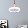 Miniatyrbild 3 av 5: Takfläktar med Fjärrkontroll och Lampa, E27 Konverteringsbas, Smarta Tysta Takfläktar för Sovrum Vardagsrum