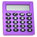 Miniatyrbillede 1 af 5: Lommeregner, 1 stk. 8 cifre elektronisk mini lommeregner til matematikundervisning, daglig brug eller kontor (lilla)