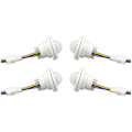 Miniatyrbillede 1 af 5: 4X 220V Mini PIR Infrarød Bevægelsessensor Detektor Justerbar Tid LED Automatisk Hexe