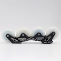 Miniatyrbillede 3 af 5: 80 mm hjul 4 stk. LED glidende skøjteløb blinkende hjulruller holdbare lysende udskiftning hvid