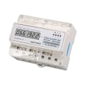 Miniatyrbilde 4 av 5: DIN-skinne 3-faset 4-lednings digital wattmeter strømmeter elektrisk forbruksmåler KWH 100A watt strømmeter