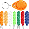 Miniatyrbild 3 av 5: 50 st UID 13,56 MHz Block 0 Sektor Skrivbar Smart Card Clone Ändringsbar Smart Key Fobs 1K Keyfobs S50 RFID Access Control
