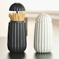 Miniatyrbillede 4 af 5: 2 stk. Tandpirkersholder, Automatisk Tandpirkerspender Plastik Tandpirkersholderboks Bærbar Tandpirkersboks Pop Up Tandpirkersbeholder Tandpirkerspender