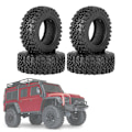 Pikkukuva 3 / 5: 4 kpl 90 mm 1,9 kumipyörän renkaat 1/10 RC-autoon TRX4 D90 Axial SCX10 II III Redcat