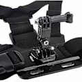 Miniatyrbilde 2 av 5: Brystsele for GoPro Hero 7 6 5 4 3 3 Black Silver Fusion med J-krok - Fullt justerbar stroppstørrelse