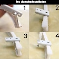 Miniatyrbild 2 av 5: 5M Spårstång Flexibel Plast Rail Takmonterad Kurvad Rak Glidfönster Böjbara Tillbehör Kit Heminredning