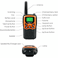Pikkukuva 3 / 5: Pitkän kantaman walkie-talkie aikuisille, 22 FRS-kanavaa, perheen walkie-talkie LED-taskulampulla ja LCD-VOX-näytöllä vaellukseen, leirintään (2 kpl Oran