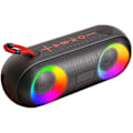 Miniatyrbild 1 av 5: 20W Bärbar Bluetooth-högtalare Subwoofer Ljudlåda med Vattentät LED-ljusfunktion för Kontor Utomhus Hemspelare
