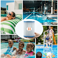 Miniatyrbillede 5 af 5: 4 x Type II Swimmingpool Filterpatroner til Type II Filtre til 58094