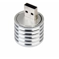 Pikkukuva 1 / 5: Sähköinen alumiininen taskulamppu 3W USB LED-taskulamppu: valkoinen