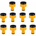 Miniatyrbillede 1 af 5: Haneforbindelse 10 stk. til Hane Slangeforbindelse med Gevind 2 i 1, 1/2 Tomme 3/4 Tomme Haneforbindelse Vandhane Adapter Havehaneforbindelse Hane