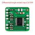 Miniatyrbild 2 av 5: 2X10W Differentiell förstärkarkort Klass D Digital ljudförstärkare HT8697 3.6-8.5V Differentiell ingång