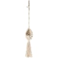 Miniatyrbillede 1 af 5: Boho Makrame Luftplanteophæng Tillandsia Hængekurv Rebholder Blomsterindretning (13CM)