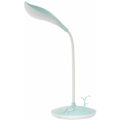 Miniatyrbilde 1 av 5: Oppladbar LED-skrivebordslampe med USB-ladeport, iøynefallende bord med nattlys, 3 lysstyrkenivåer, multifunksjonelt moderne bord, bærbar R