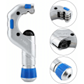 Miniatyrbillede 3 af 5: 1/8\"-1-1/4\" Rørskærer, Heavy Duty Rustfrit Stål Kobber PVC Skærer med 2stk Rørholder Skæreblad (4-32mm)