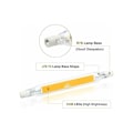 Miniatyrbillede 3 af 5: 2 stk. 118MM 20W 220V Høj Lysstyrke R7S LED Lampe Dobbelt Endet COB Glas Mønster Lampe Erstatter Halogenlamper, Lavt Strømforbrug Køligt Hvidt Lys