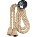 Miniatyrbilde 5 av 5: Industriell Hengelampe, Hemp Tau Dobbelthode Hengelampe for Spisestue, Hall, Restaurant, Bar, Cafe - 60 Lengde