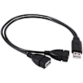 Pikkukuva 4 / 5: Usb 2.1A -urosliitin 2 Usb -kaksoisvirtajohdon sovitin